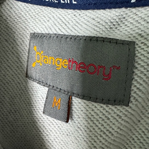ORANGE THEORY Gray Sweatshirt with Blue Logo - Picture 4 of 9